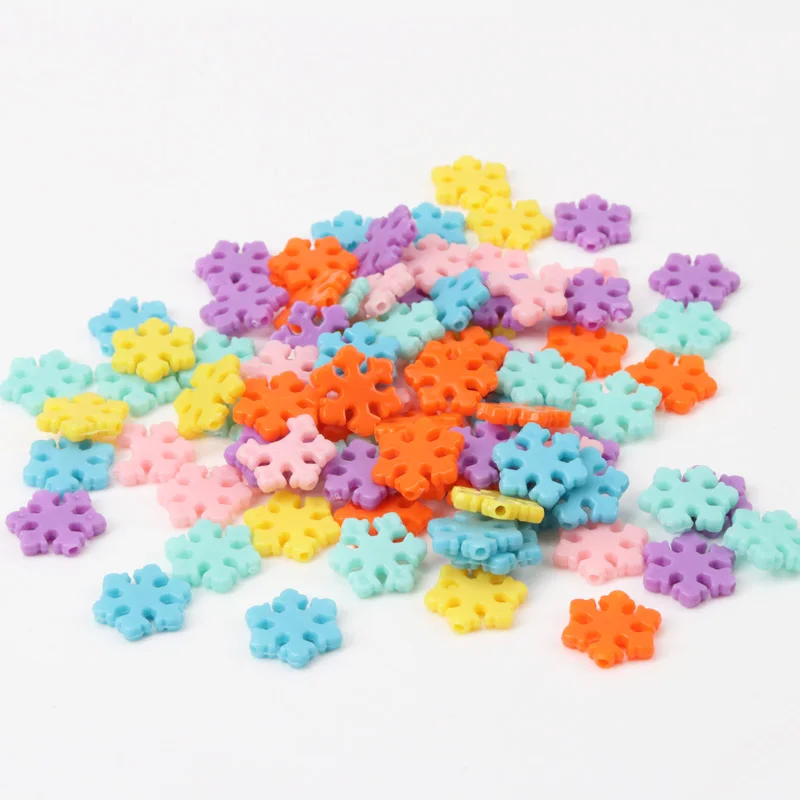 Mix Colorful Snowflake Shape Acrylic Spacer Beads For Decoration Jewelry Making DIY Accessories 12mm 100pcs
Mix Colorful Snowflake Shape Acrylic Spacer Beads For Decoration Jewelry Making DIY Accessories 12mm 100pcs
