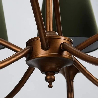 American Bronze Metal Led Chandeliers Lighting Fabric Shades Living Room Led Pendant Chandelier Lights Hanging Lamp Fixtures
American Bronze Metal Led Chandeliers Lighting Fabric Shades Living Room Led Pendant Chandelier Lights Hanging Lamp Fixtures