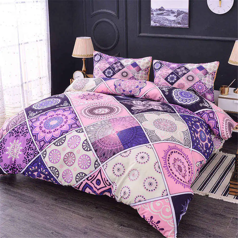 ZEIMON Soft Home Textiles 2/3pcs Polyester Geometric Mandala 3D Pattern Duvet Cover With Pillow Case For Bedroom Decor
ZEIMON Soft Home Textiles 2/3pcs Polyester Geometric Mandala 3D Pattern Duvet Cover With Pillow Case For Bedroom Decor