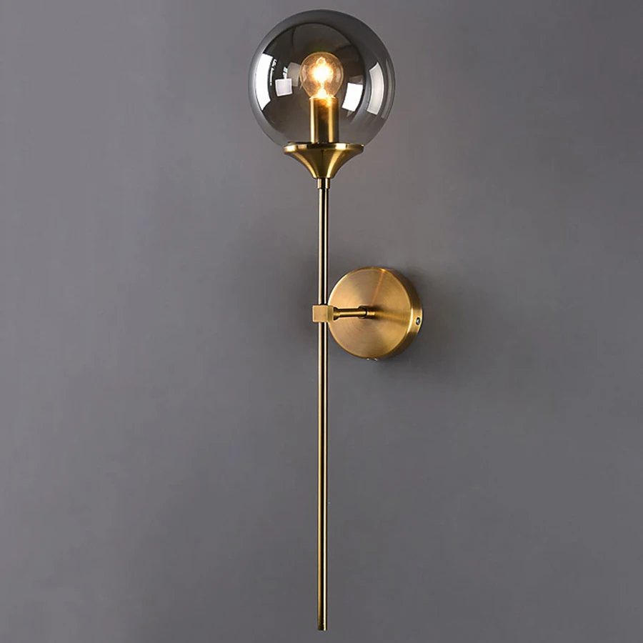 BEIAIDI Nordic Vintage Industrial Led Wall Lamp Glass Ball Indoor Bedroom Bedside Wall Light Living Room Corridor Aisle Sconces
BEIAIDI Nordic Vintage Industrial Led Wall Lamp Glass Ball Indoor Bedroom Bedside Wall Light Living Room Corridor Aisle Sconces