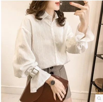 2018 spring new long sleeved blouses casual plus size female shirts striped women tops button fashion women clothing
2018 spring new long sleeved blouses casual plus size female shirts striped women tops button fashion women clothing