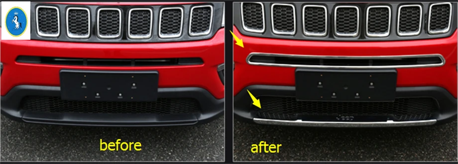 Yimaautotrims Auto Accessory Chrome Bottom Bumper Lid Plate & Front Grille Cover Trim Kit Fit For Jeep Compass 2017 - 2020
Yimaautotrims Auto Accessory Chrome Bottom Bumper Lid Plate & Front Grille Cover Trim Kit Fit For Jeep Compass 2017 - 2020