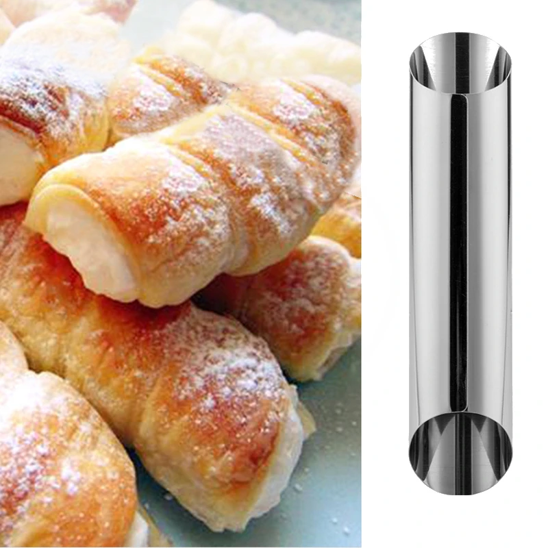 Set of 8 Stainless Steel Cannoli Forms Pastry Molds DIY Baking Mold Cake Kitchen Mold Cooking Tool Cake Shop Utensil 2.8*12.5cm
Set of 8 Stainless Steel Cannoli Forms Pastry Molds DIY Baking Mold Cake Kitchen Mold Cooking Tool Cake Shop Utensil 2.8*12.5cm