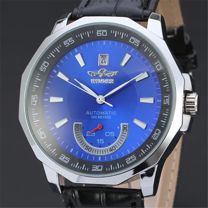 New Luxury Brand Winner Men's Automatic Self-winding Mechanical Watches Leather Strap Band Males Casual Wristwatch Clocks reloj
New Luxury Brand Winner Men's Automatic Self-winding Mechanical Watches Leather Strap Band Males Casual Wristwatch Clocks reloj