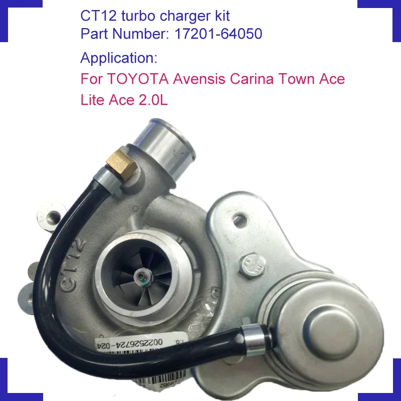 CT12 auto turbo charger parts turbolader for For TOYOTA Avensis Carina Town Ace Lite Ace 2.0L 17201-64050 1720164050
CT12 auto turbo charger parts turbolader for For TOYOTA Avensis Carina Town Ace Lite Ace 2.0L 17201-64050 1720164050