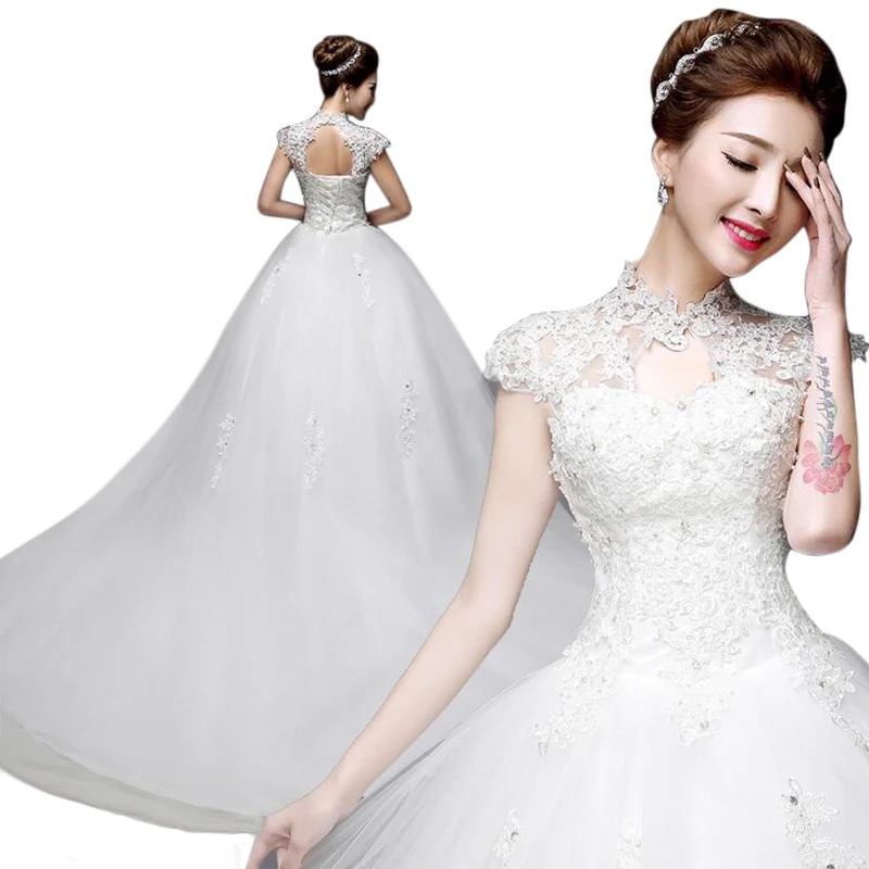 New Arrival Sexy Lace Wedding Accessories 2017 Romantic Ball Gown Court Train Vestido De Noiva Bandage Bride Dresses HS01
New Arrival Sexy Lace Wedding Accessories 2017 Romantic Ball Gown Court Train Vestido De Noiva Bandage Bride Dresses HS01