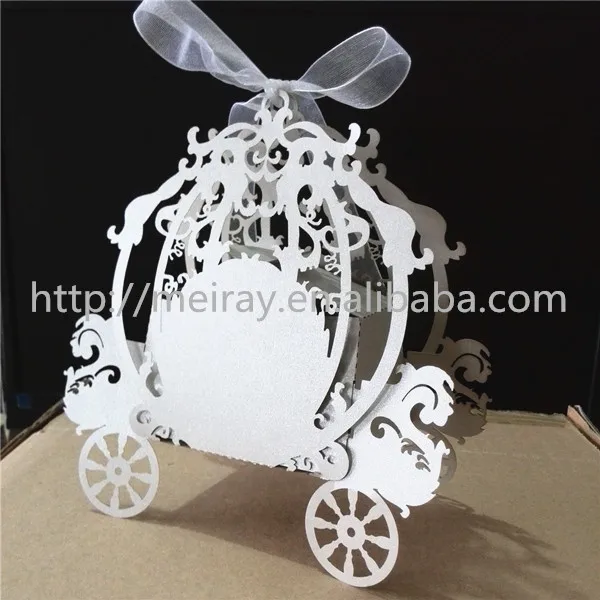New wedding invitation paper box fairy carriage wedding candy box wedding souvenirs party supplies customized
New wedding invitation paper box fairy carriage wedding candy box wedding souvenirs party supplies customized