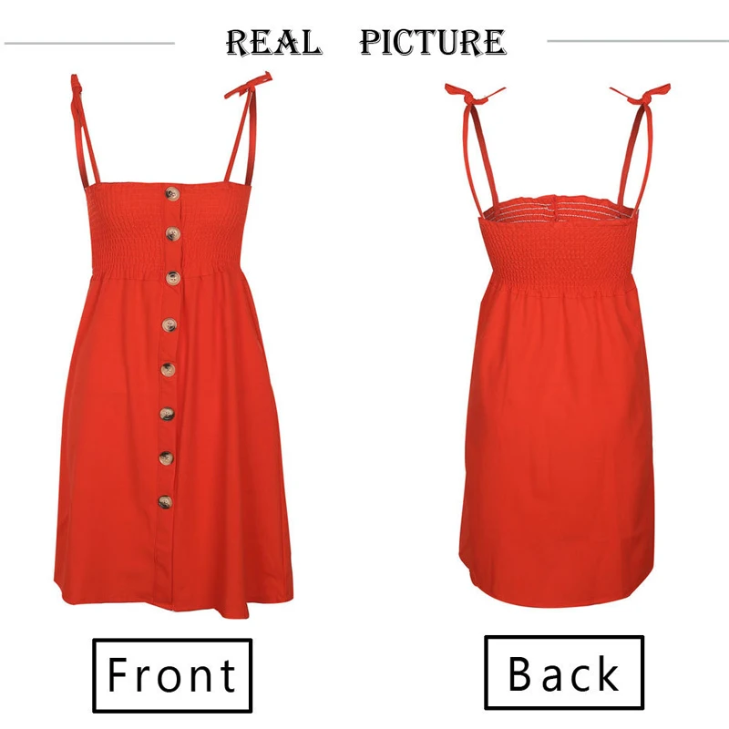2018 Women Dress Sleeveless Straight Fashion Sexy Dress Solid Sexy Sling Band Wrap Chest Button Summer Dress
2018 Women Dress Sleeveless Straight Fashion Sexy Dress Solid Sexy Sling Band Wrap Chest Button Summer Dress