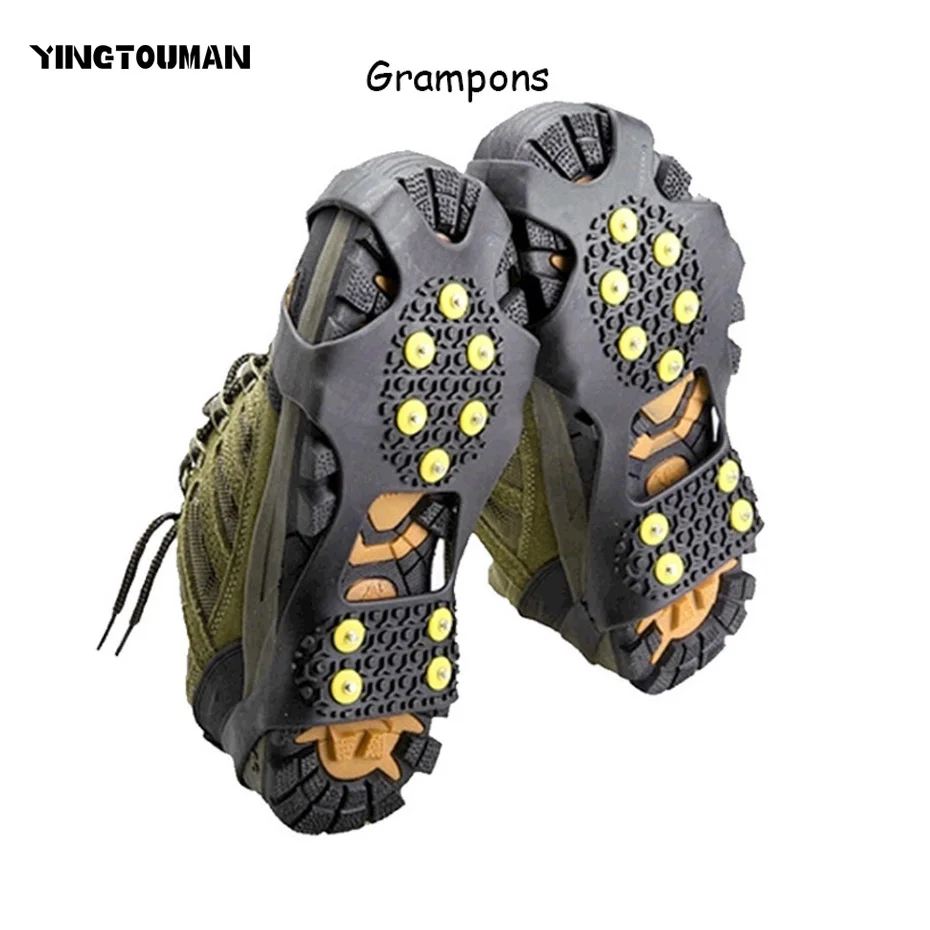 YINGTOUMAN Outdoor 10-teeth Anti-Slip Snow Ice Gripper For Mountaining Climbing Hiking Practical Grip Spike Shoes Crampon
YINGTOUMAN Outdoor 10-teeth Anti-Slip Snow Ice Gripper For Mountaining Climbing Hiking Practical Grip Spike Shoes Crampon