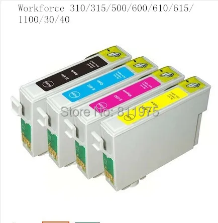 Совместимый картридж с чернилами 4 INK 69 T0691-T0694 68 для принтера EPSON 310 315 500 600 610 615 1100 30 40 с чипом
Совместимый картридж с чернилами 4 INK 69 T0691-T0694 68 для принтера EPSON 310 315 500 600 610 615 1100 30 40 с чипом
