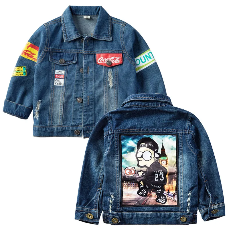 Children's Jacket 2020 Spring Autumn New Boys Girls Cartoon Windbreaker Baby Fashion Letter Denim Jackets For Kids Outerwear
Children's Jacket 2020 Spring Autumn New Boys Girls Cartoon Windbreaker Baby Fashion Letter Denim Jackets For Kids Outerwear