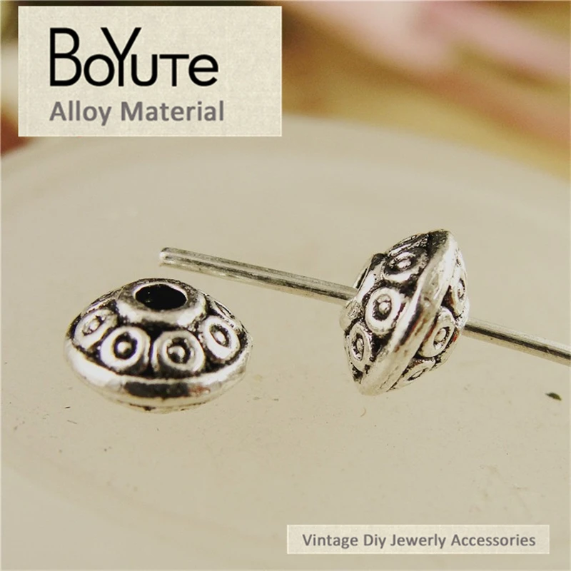 BoYuTe (200 Pieces/Lot) 6*8MM Antique Silver Plated Zinc Alloy Loose Bead Charms Small Beads for Jewelry Making Diy Hand Made
BoYuTe (200 Pieces/Lot) 6*8MM Antique Silver Plated Zinc Alloy Loose Bead Charms Small Beads for Jewelry Making Diy Hand Made