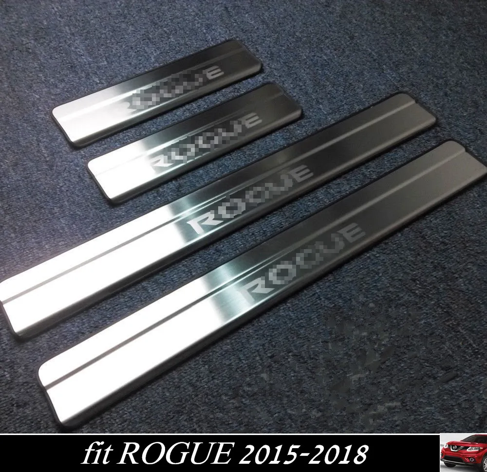 Накладка на порог из нержавеющей стали для Nissan ROGUE 2015-2019, дверная Подножка для Rogue 2016
Накладка на порог из нержавеющей стали для Nissan ROGUE 2015-2019, дверная Подножка для Rogue 2016