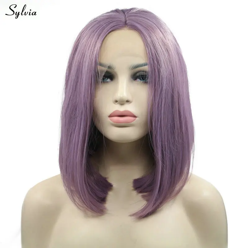 Sylvia Bob Wigs For Ladies Silky Straight 180% Density Mixed Purple Synthetic Lace Front Wigs With Natural Hairline Party Hair
Sylvia Bob Wigs For Ladies Silky Straight 180% Density Mixed Purple Synthetic Lace Front Wigs With Natural Hairline Party Hair