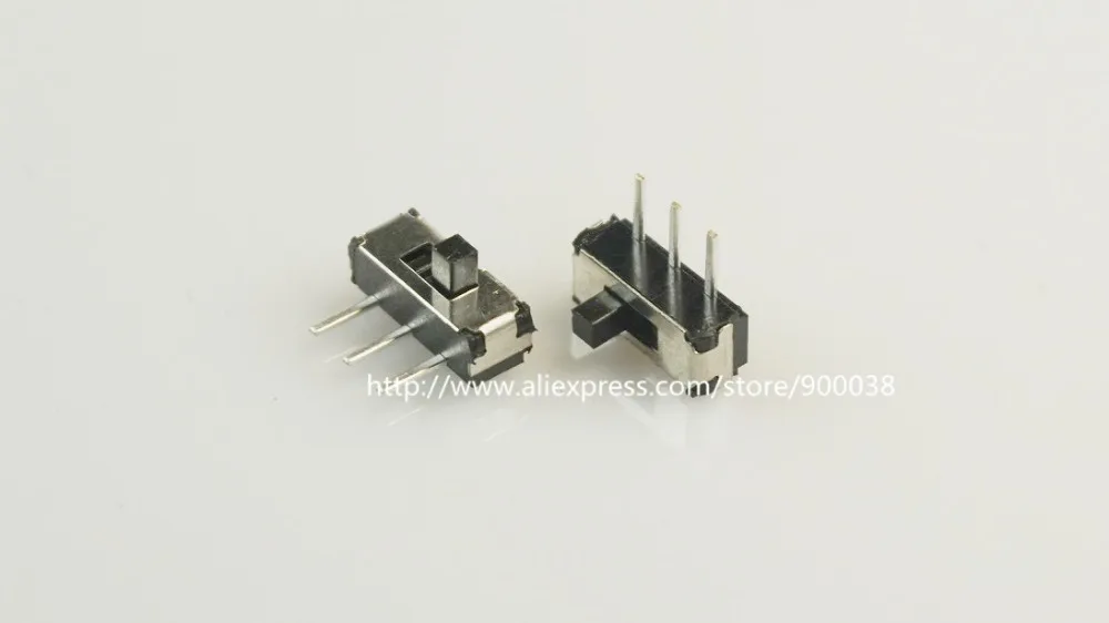 1000 pcs Miniature Slide Switch 3 Pin 2 Position 1P2T SPDT ON / OFF Horizontal Through Hole Knob 2.00mm Height 2.50 mm Pitch
1000 pcs Miniature Slide Switch 3 Pin 2 Position 1P2T SPDT ON / OFF Horizontal Through Hole Knob 2.00mm Height 2.50 mm Pitch