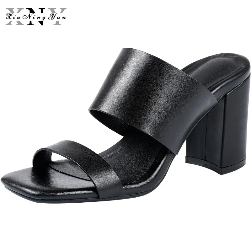 New Fashion Women Sandals Square Heel Sandals All Genuine Leather Casual Summer Shoes Woman High Heels Women Slippers Size 33-40
New Fashion Women Sandals Square Heel Sandals All Genuine Leather Casual Summer Shoes Woman High Heels Women Slippers Size 33-40