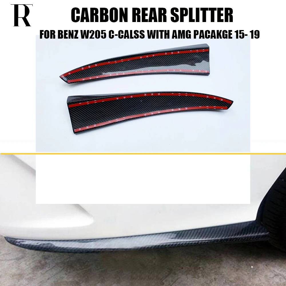 Carbon Fiber Rear Bumper Side Canards Splitter for Benz W205 C180 C200 C300 C43 C63 Cwith AMG Sport Bumper 4DR Sedan 2015 - 2022
Carbon Fiber Rear Bumper Side Canards Splitter for Benz W205 C180 C200 C300 C43 C63 Cwith AMG Sport Bumper 4DR Sedan 2015 - 2022