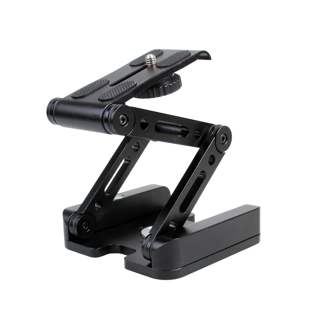 Portable Aluminum Alloy Flexible Foldable Tilt Head Z-shaped Cameras Tripod Head for Canon/Nikon/Sony DSLR ILDC Max. Load 3.5kg 
Portable Aluminum Alloy Flexible Foldable Tilt Head Z-shaped Cameras Tripod Head for Canon/Nikon/Sony DSLR ILDC Max. Load 3.5kg