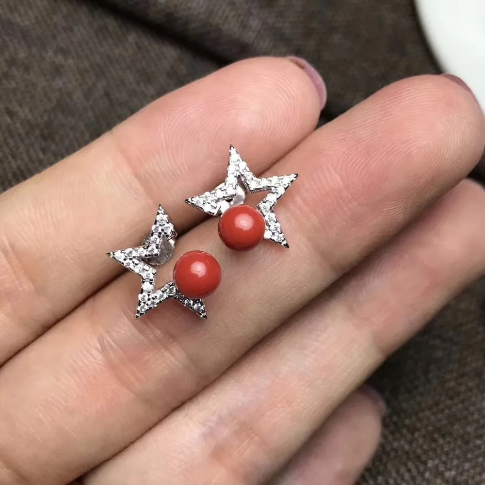 Звезда EarringNatural и реального драгоценных камней Коралл серьги-стержни 925 стерлингового серебра Бесплатная доставка оригинальный реального драгоценных камней Коралловая Серьга
Звезда EarringNatural и реального драгоценных камней Коралл серьги-стержни 925 стерлингового серебра Бесплатная доставка оригинальный реального драгоценных камней Коралловая Серьга