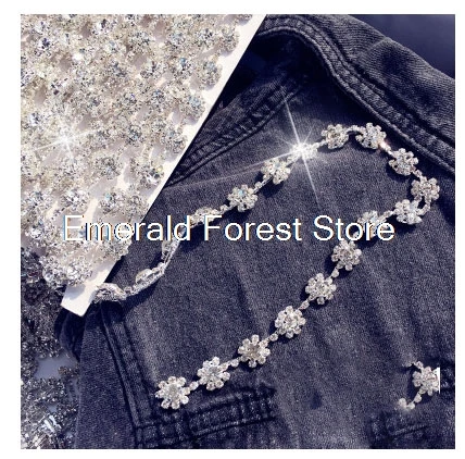 Sun flower rhinestone chain Fancy decorative accessories Wedding dress waist neckline clothing accessories
Sun flower rhinestone chain Fancy decorative accessories Wedding dress waist neckline clothing accessories