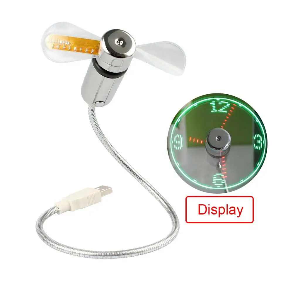 Ingelon mini usb fan LED Clock Cool Colorful or Temperature Display Fan Adjustable USB Gadget for PC power bank LED USB Fan
Ingelon mini usb fan LED Clock Cool Colorful or Temperature Display Fan Adjustable USB Gadget for PC power bank LED USB Fan