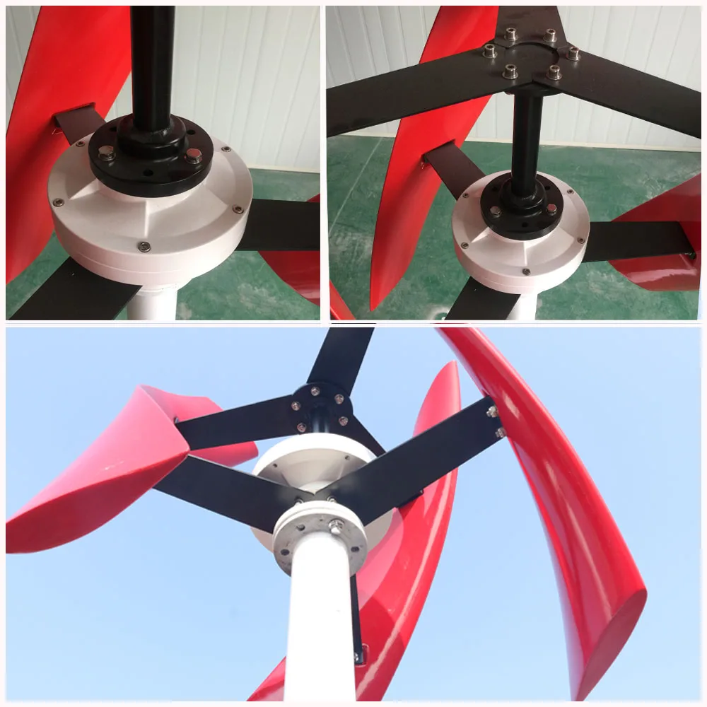 New energy 400w 600w Red/White/Green Vertical Wind Turbine Generator Maglev Brushless with MPPT Controller
New energy 400w 600w Red/White/Green Vertical Wind Turbine Generator Maglev Brushless with MPPT Controller