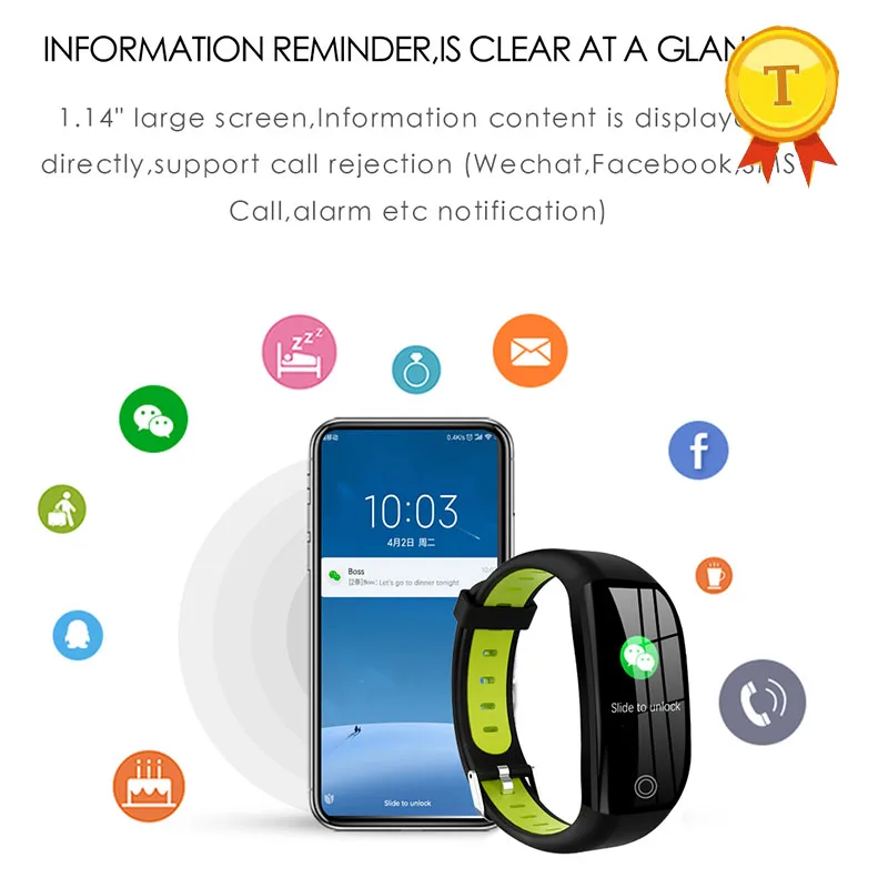 New model fitness Tracker Bracelet colorful Screen Smart Band IP68 Waterproof Smart Wristband woman information reminder
New model fitness Tracker Bracelet colorful Screen Smart Band IP68 Waterproof Smart Wristband woman information reminder