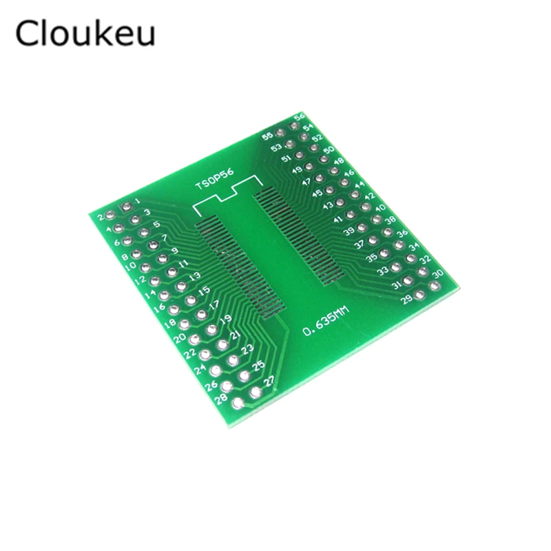 5Pcs Adapter plate TSOPII TSSOP56 SOP56 SOP conversion DIP conversion board 0.635mm/0.8mm/2.54mm pitch
5Pcs Adapter plate TSOPII TSSOP56 SOP56 SOP conversion DIP conversion board 0.635mm/0.8mm/2.54mm pitch