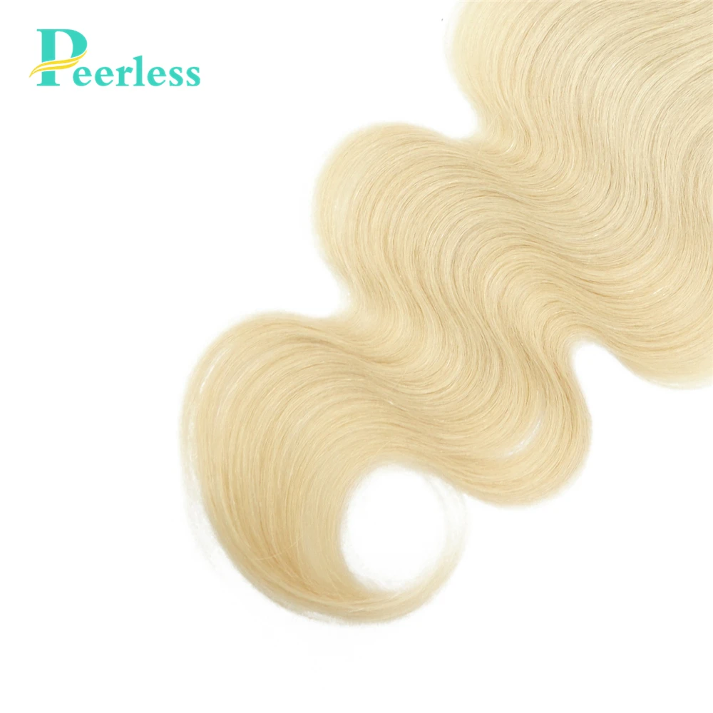 Peerless Hair 613 блонд девственные волосы прямые 4х4 закрытие свободная часть