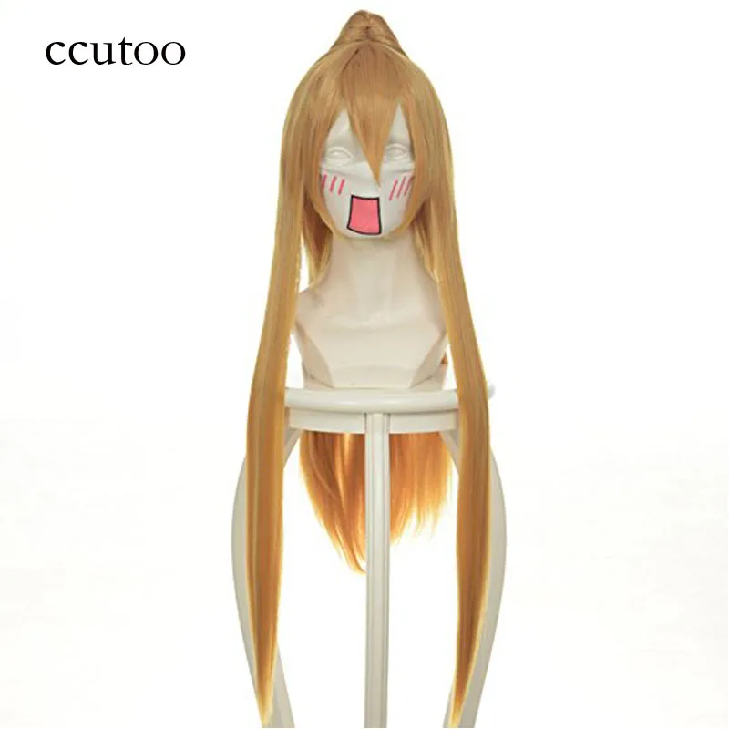 Ccutoo 80 см длинные прямые синтетические волосы парик с одним чипом хвостиком Pandora