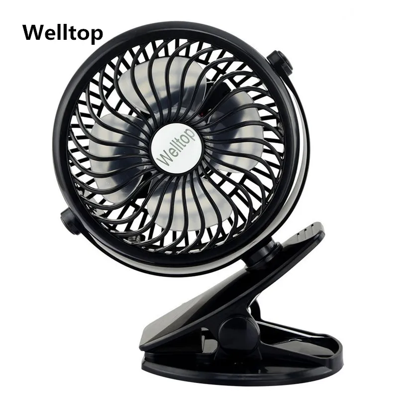 Welltop перезаряжаемый портативный вентилятор с поворотом на 360 градусов настольный