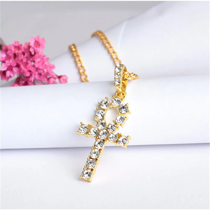 1PC Hip Hop Bling Alloy Egyptian Anhe Key Pendant Golden black men and women necklace Street hipster accessories
1PC Hip Hop Bling Alloy Egyptian Anhe Key Pendant Golden black men and women necklace Street hipster accessories