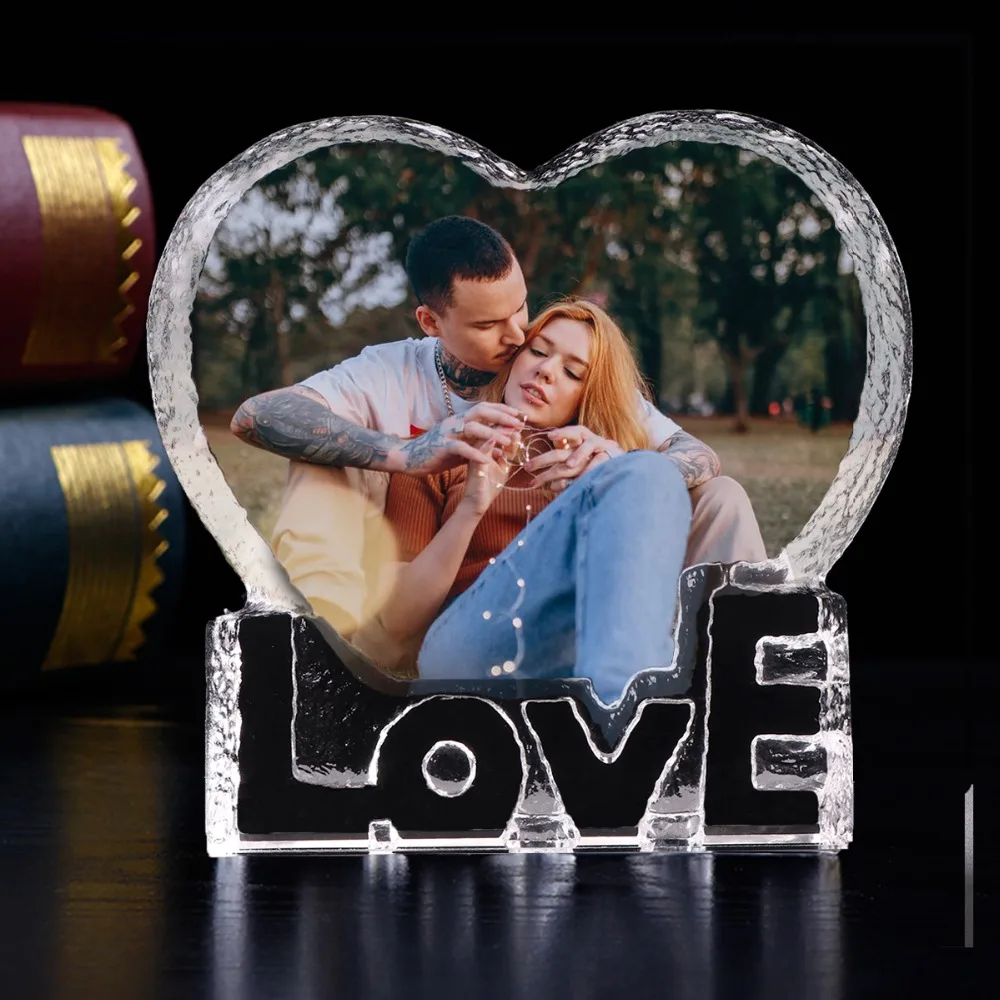 Customized Love Heart Shaped Crystal Wedding Photo Album Pictures Stickup Photo Frame Baby Decoration Friends Family Lover Gifts
Customized Love Heart Shaped Crystal Wedding Photo Album Pictures Stickup Photo Frame Baby Decoration Friends Family Lover Gifts