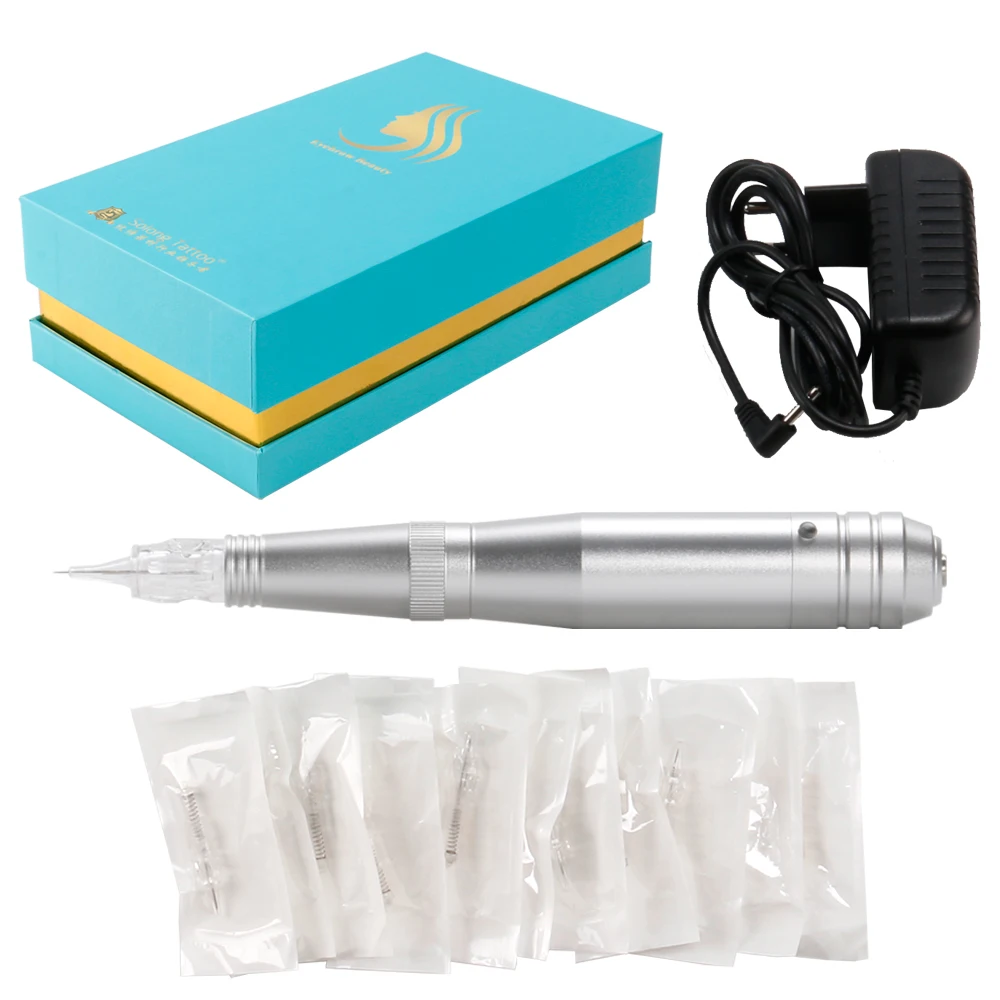 2018 profissional Hybrid Tattoo Pen Rotary Tattoo Machine for Eyebrow Lip lines Eyeliner with 12pcs needles
2018 profissional Hybrid Tattoo Pen Rotary Tattoo Machine for Eyebrow Lip lines Eyeliner with 12pcs needles