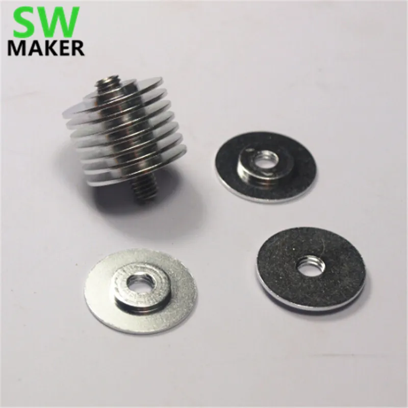 10pcs/set Reprap M6 threaded heat sink washers for DIY 3D printer all metal hot end aluminum alloy
10pcs/set Reprap M6 threaded heat sink washers for DIY 3D printer all metal hot end aluminum alloy