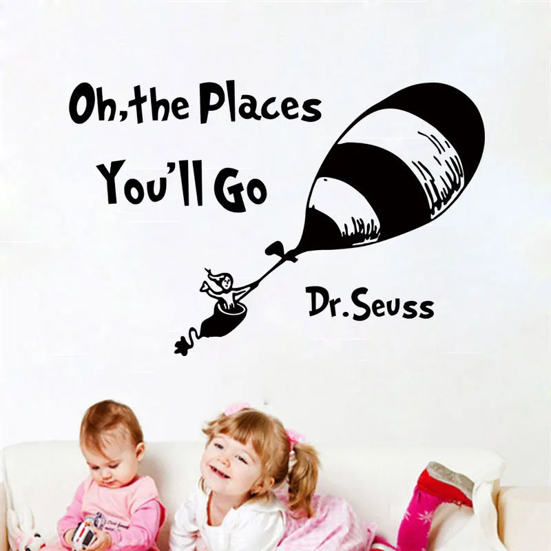 Free Shipping Wall stickers Oh The Places You'll go quote Removable Art Vinyl Decor Decal
Free Shipping Wall stickers Oh The Places You'll go quote Removable Art Vinyl Decor Decal