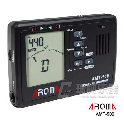 AROMA AMT-500 3-in-1 Big Screen Metronome Tuner 30-260bpm and Tone Generator Support Chromatic Guitar
AROMA AMT-500 3-in-1 Big Screen Metronome Tuner 30-260bpm and Tone Generator Support Chromatic Guitar