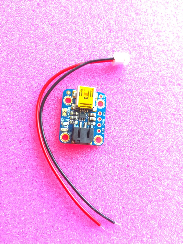 Spot 19051 Mini Lipo Charger w/Mini-B USB Jack Module Board Solar Charger Module
Spot 19051 Mini Lipo Charger w/Mini-B USB Jack Module Board Solar Charger Module