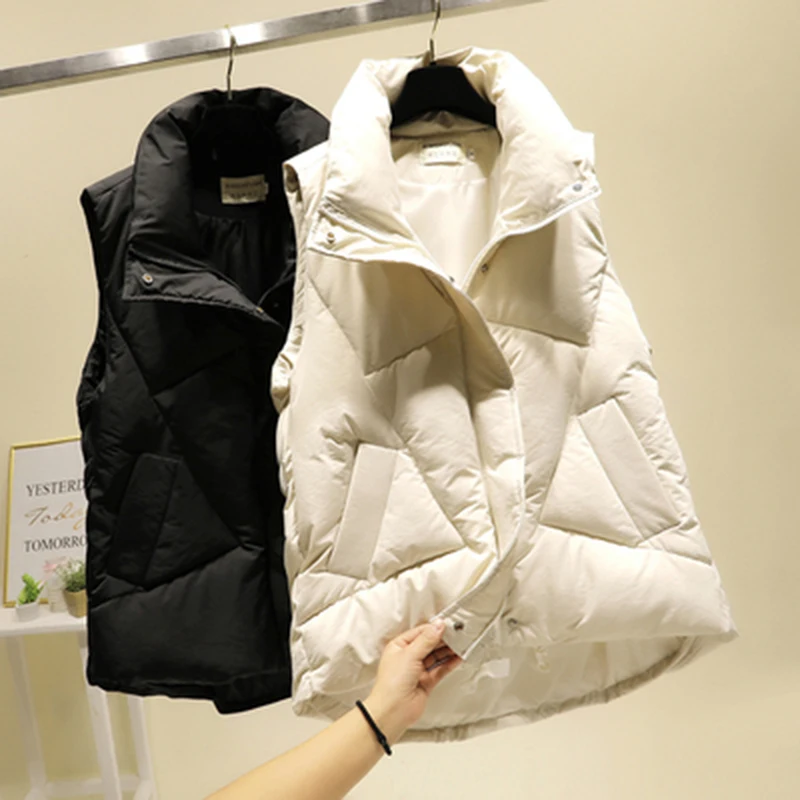 Cotton long section spring autumn 2019 new female Korean version of the loose sleeveless outer wear vest vest coat female W342
Cotton long section spring autumn 2019 new female Korean version of the loose sleeveless outer wear vest vest coat female W342