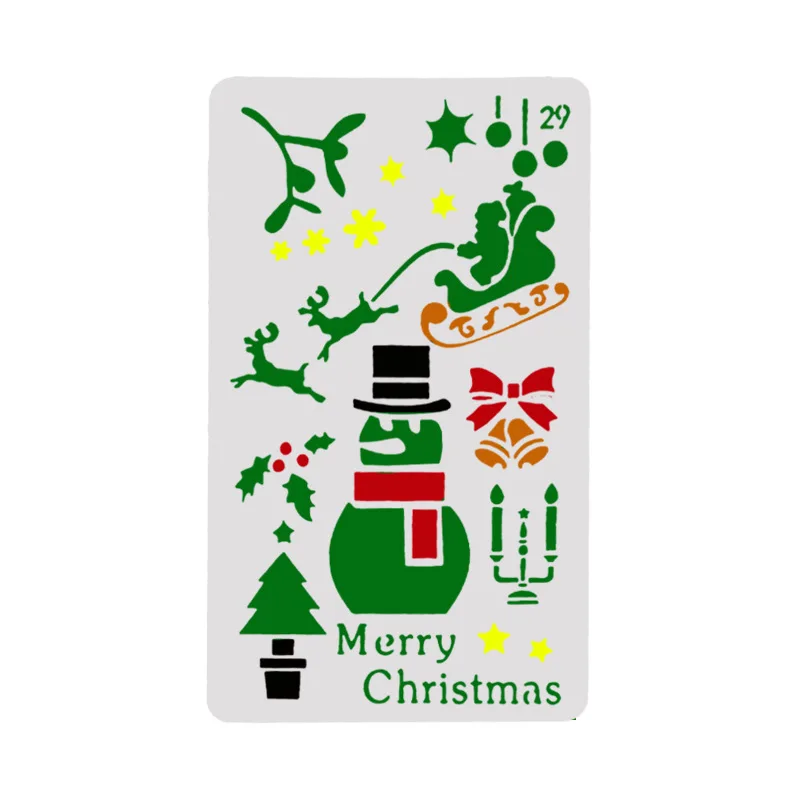 Snowman Layering Stencils for Diy scrapbook/photo album Decorative Embossing coloring,painting stencil,home decor
Snowman Layering Stencils for Diy scrapbook/photo album Decorative Embossing coloring,painting stencil,home decor