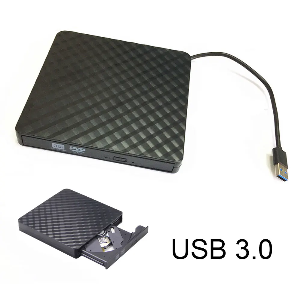 Portable USB3.0 External CD/DVD/VCD Optical Drive CD-RW Writer Recorder Driver for PC Laptop Computer QJY99
Portable USB3.0 External CD/DVD/VCD Optical Drive CD-RW Writer Recorder Driver for PC Laptop Computer QJY99
