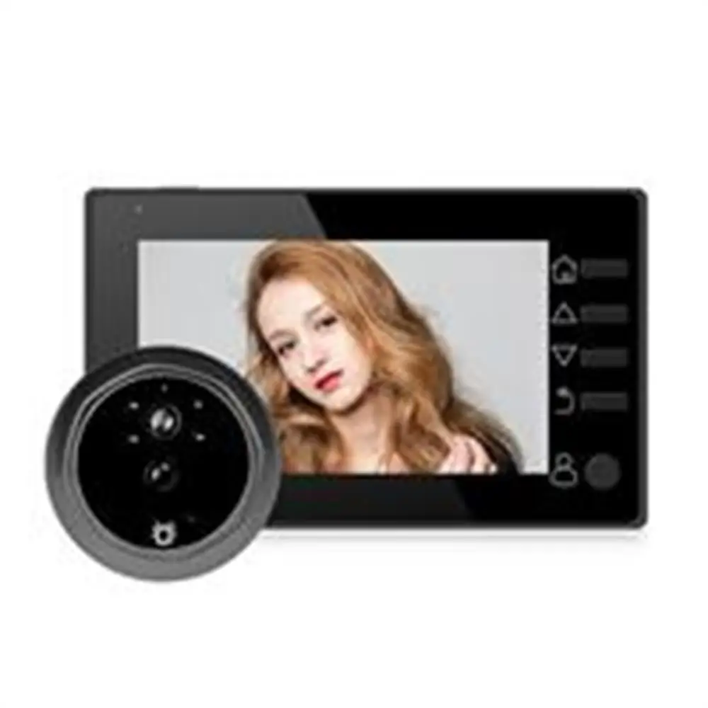 4.3 Inch Door Bell Night Vision Wireless Doorbell Video Recording Mobile Monitoring Security Door Smart Electronic Door Bell
4.3 Inch Door Bell Night Vision Wireless Doorbell Video Recording Mobile Monitoring Security Door Smart Electronic Door Bell