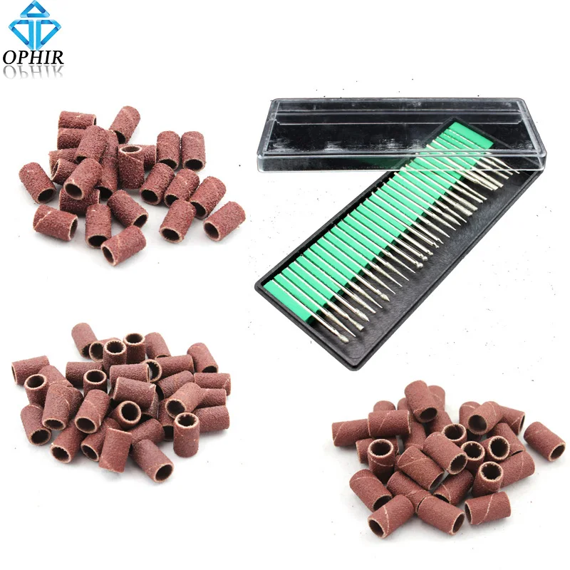 OPHIR 30pcs Nail Drill Bits 300x 80" 120" 180" Nail Drill Sanding Band Medium Coarse Nail Tool KD163 KD165 KD166 KD167
OPHIR 30pcs Nail Drill Bits 300x 80" 120" 180" Nail Drill Sanding Band Medium Coarse Nail Tool KD163 KD165 KD166 KD167