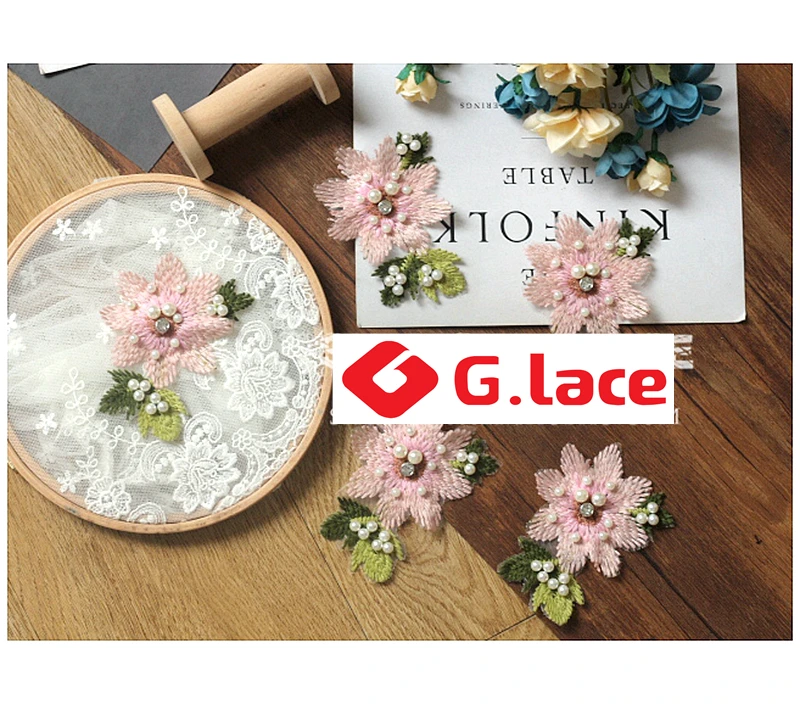 GLace 10pcs/Lot DIY craft material beaded cloth stickers 3D flower patch stickers clothing accessories lace flower TX561
GLace 10pcs/Lot DIY craft material beaded cloth stickers 3D flower patch stickers clothing accessories lace flower TX561