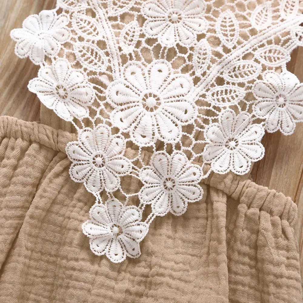 Summer Fashion Newborn Baby Infant Girl Sleeeless Lace Floral Romper For Newborn Clothes Outfit
Summer Fashion Newborn Baby Infant Girl Sleeeless Lace Floral Romper For Newborn Clothes Outfit