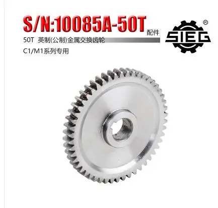 Free shipping 1pc 50T SIEG: S / N: 10085B Exchange gears milling machines C1 M1 metal gear mini lathe gears Metal
Free shipping 1pc 50T SIEG: S / N: 10085B Exchange gears milling machines C1 M1 metal gear mini lathe gears Metal