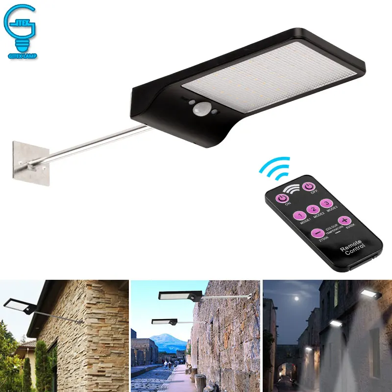 3 Models Dimmable Solar Lamp PIR Motion Sensor Solar Light 48 LED Outdoor Garden Yard Path Wall Lamp with Remote Control
3 Models Dimmable Solar Lamp PIR Motion Sensor Solar Light 48 LED Outdoor Garden Yard Path Wall Lamp with Remote Control