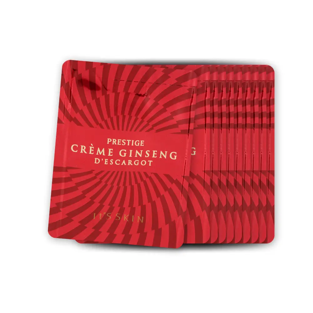 

It's Skin PRESTIGE Creme Ginseng D'escargot Samples 10pcs/lot Face Cream Korean Cosmetics