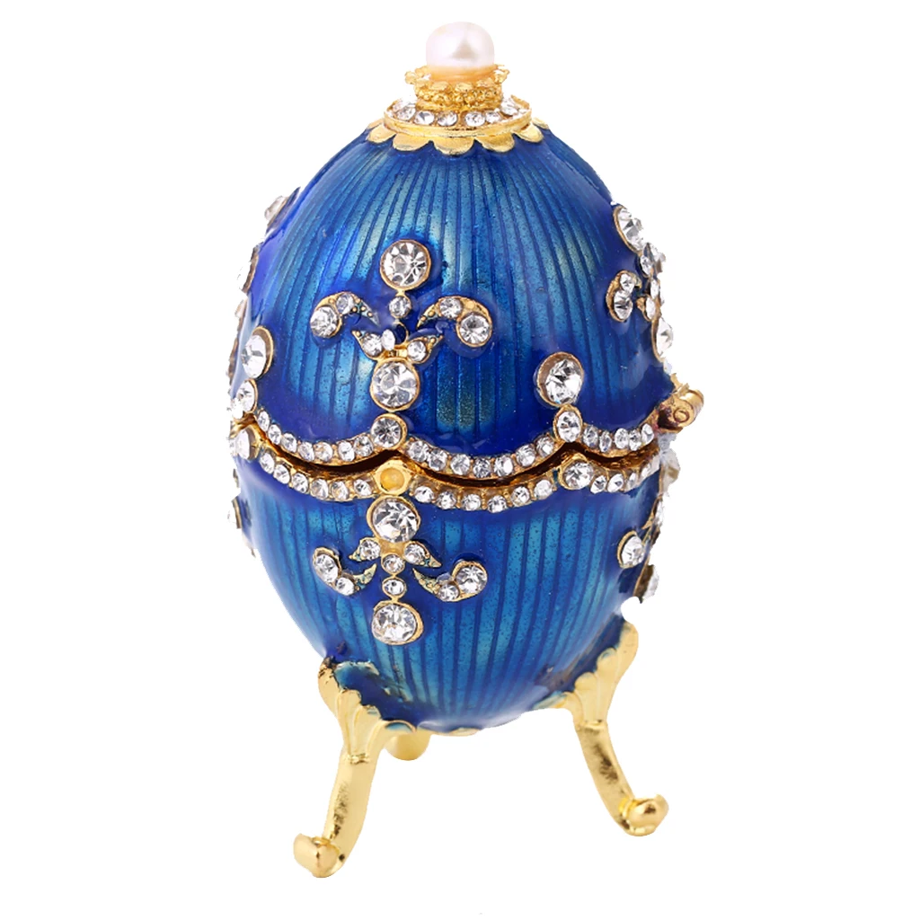 Faberge Стильная коробка для яиц с кристаллами Коллекционная Пасхальная коробка для хранения яиц чехол для ювелирных изделий
Faberge Стильная коробка для яиц с кристаллами Коллекционная Пасхальная коробка для хранения яиц чехол для ювелирных изделий