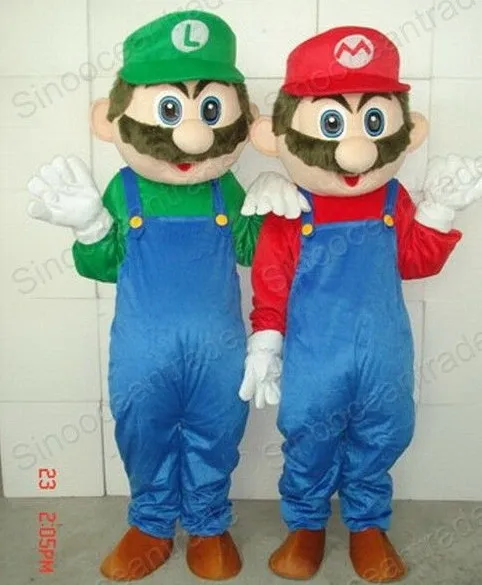 New Adult Deluxe Plush Foam SUPER Mario AND Luigi Christmas Mascot Fancy Dress Halloween Mascot Costume Free Ship
New Adult Deluxe Plush Foam SUPER Mario AND Luigi Christmas Mascot Fancy Dress Halloween Mascot Costume Free Ship